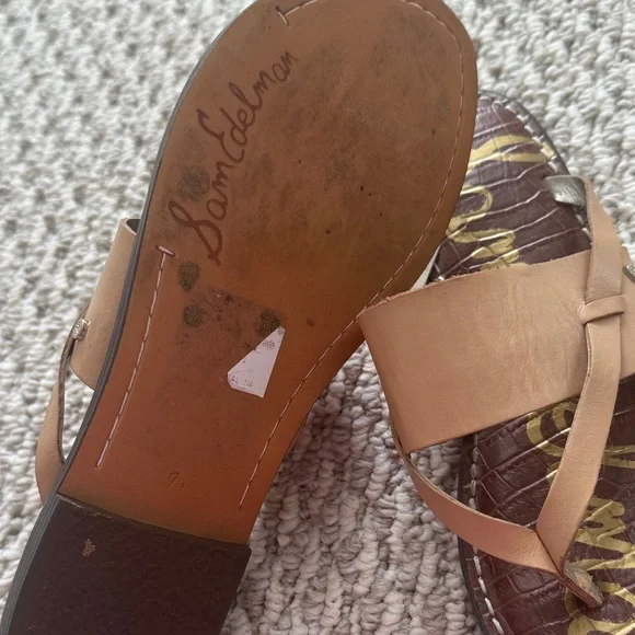 Sam Edelman Brown and Tan Sandals - Picture 2 of 2